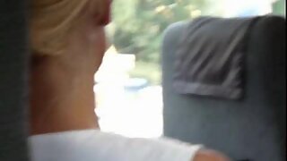 UT_851#We were taking the bus with this chick blonde and of course I couldn't but notice her