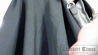 UT_2345#Another young beauty. With his easy skillful movement our upskirt hunter pushed the c