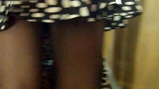 UT_543#Sweet dark-haired kitten in spotted skirt. She was with a friend, but nevertheless I 