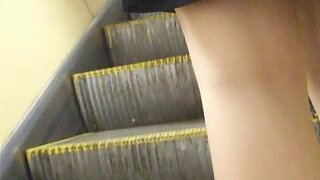 UT_579#I saw a posh blonde in short black skirt! I raised her skirt and took some great shot