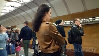 UT_3738#I noticed this beauty in high black boots beforehand. I had to run a little after her