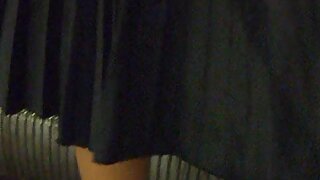 UT_708#It was beautiful girl in a long black skirt! She felt something, but I managed to tak