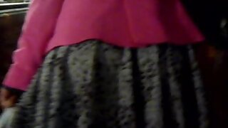 UT_1385#Another upskirt porn movie and stockings again - white this time, plus a posh ass - I