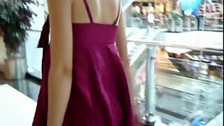 UT_989#Enjoy the chick I came upon in the mall. She was wearing a cherry summer dress. We to