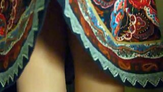 UT_244#A funny teeny in a long coloured skirt! She didn't feel anything and I easily shot he
