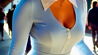 AI062#Upskirt video was generated by artificial intelligence.