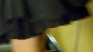 UT_232#A skinny frail in a mini-skirt. I chased her for long time and at last I shot the bea