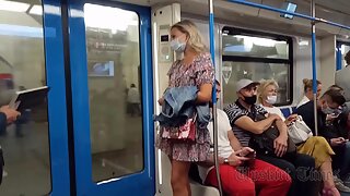 Ut_5986# Up the skirt of a tanned girl in a short, multicolored dress. Our cameraman brazenly 