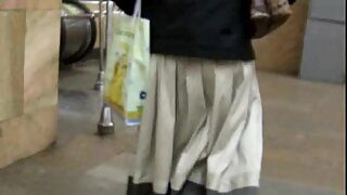 UT_549#Posh whore in long striped skirt! I caught up with her on escalator. I took wonderful