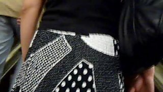 UT_1347#Young girl in black panties, a fine model for my upskirt panties clips. For several t