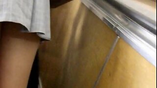 UT_742#This cute teeny was wearing a sort grey skirt. I ran after her for long and caught th