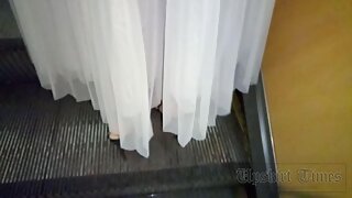 UT_4031#Another long dress and another successful attempt to take off the upskirt. The short-