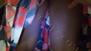 UT_680#I saw a pretty blond in a coloured dress and decided to shoot her. She noticed me and