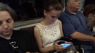UT_4216#A girl with a smartphone is easy prey for an upskirt hunter. She does not notice anyt