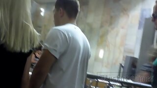 UT_2402#Our operator decided to follow the beauty from the last video clip. He did some more 